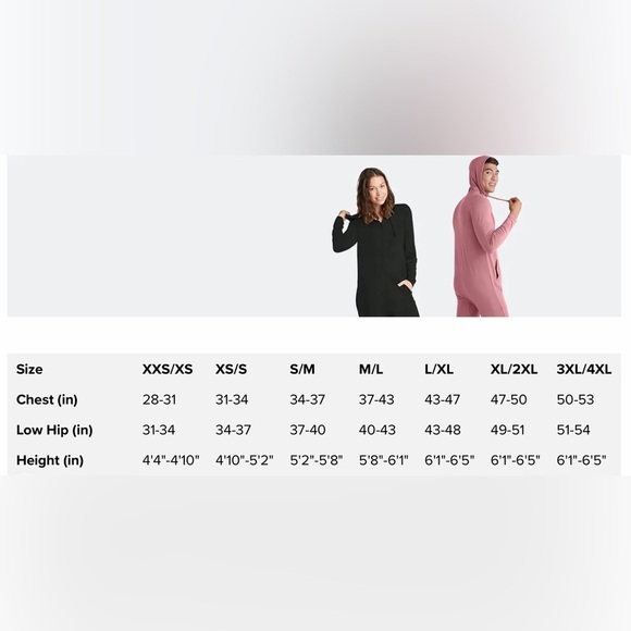 💥HP💥 MeUndies onesie unisex zip-up I ❤️ Me size M/L has pockets and hood NWOT - Picture 11 of 11